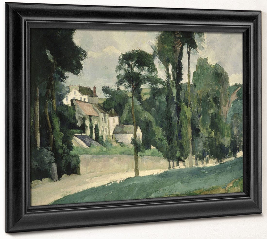 The Road At Pontoise 1 By Paul Cezanne Fine Art Print 2