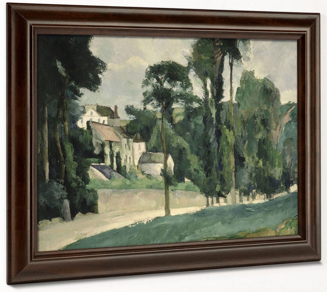 The Road At Pontoise 1 By Paul Cezanne Fine Art Print 2