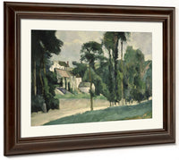 The Road At Pontoise By Paul Cezanne Fine Art Print 2