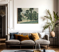 The Road At Pontoise By Paul Cezanne Fine Art Print 2