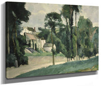 The Road At Pontoise By Paul Cezanne Fine Art Print 2