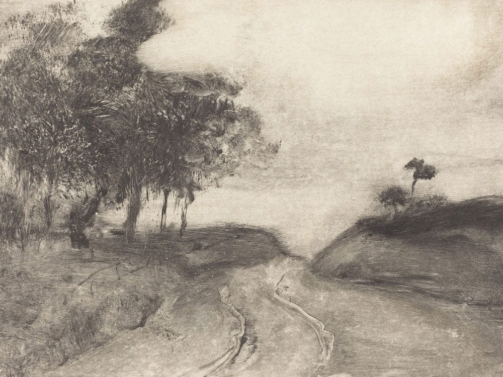 The Road (La Route) By Edgar Degas Fine Art Print 2