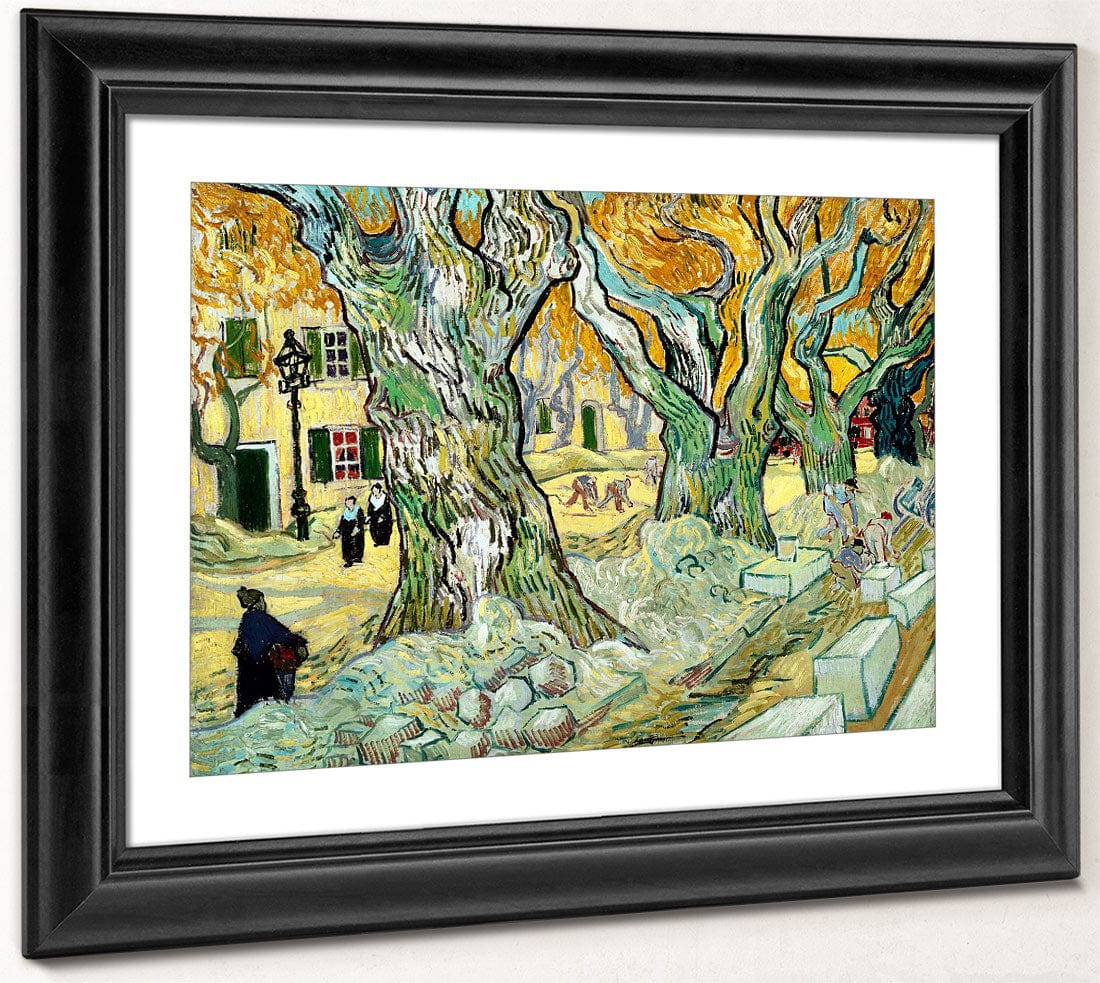 The Road Menders By Vincent Van Gogh Fine Art Print 2