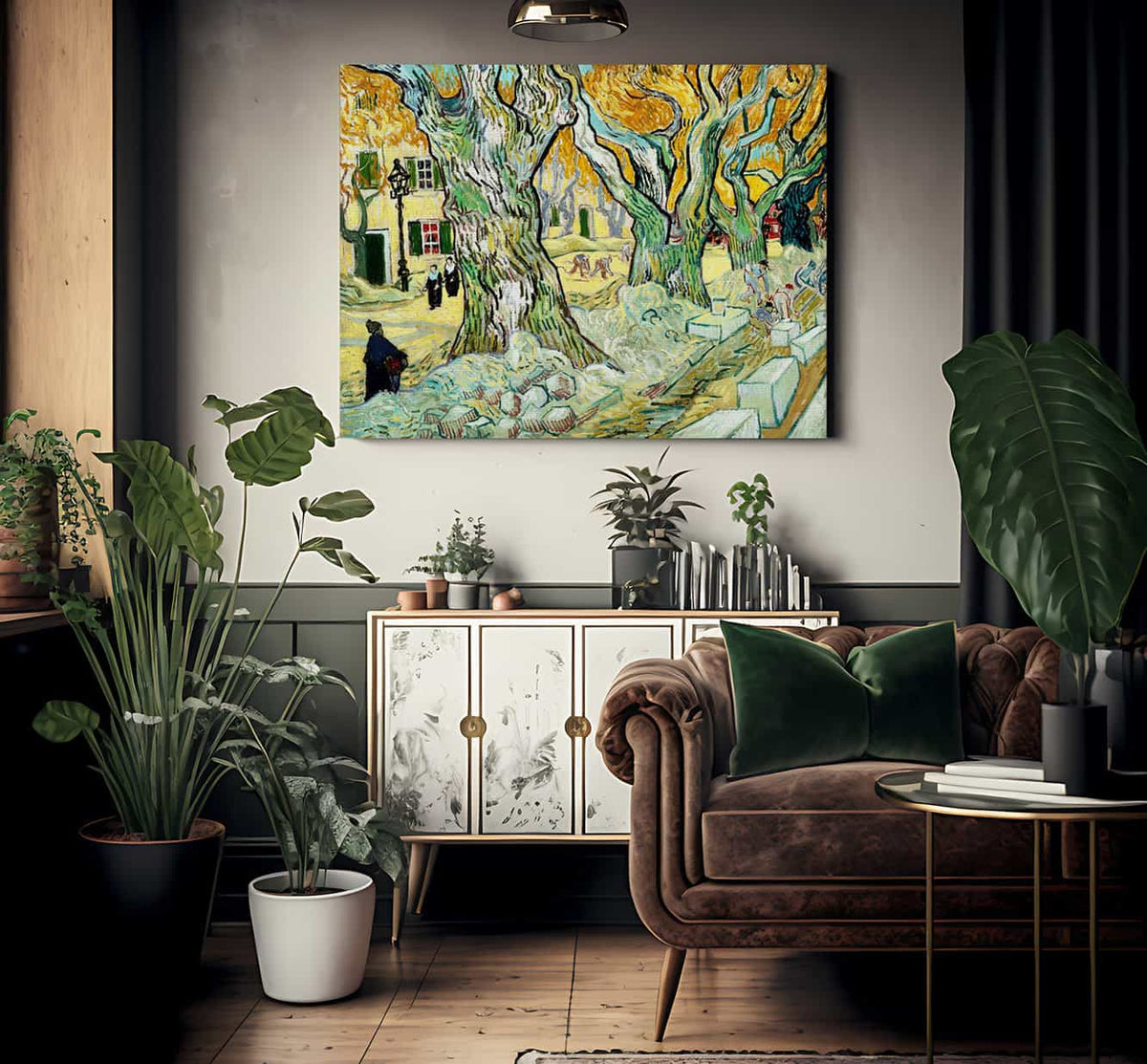 The Road Menders By Vincent Van Gogh Fine Art Print 2