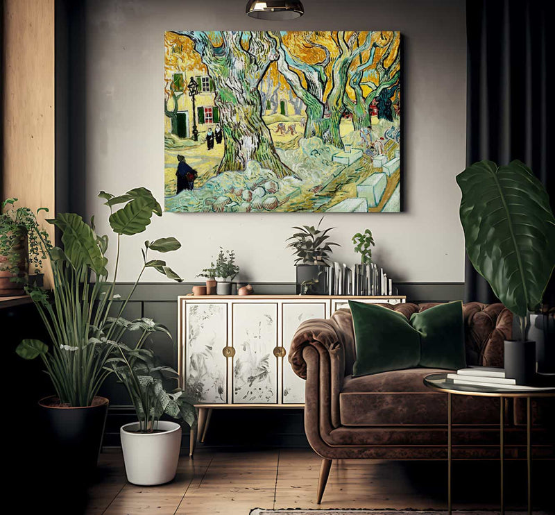 The Road Menders By Vincent Van Gogh Fine Art Print 2