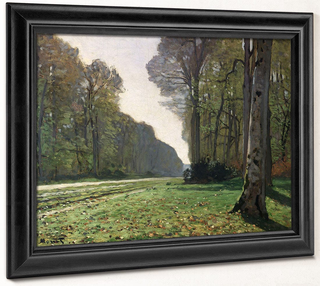 The Road To Bas Breau, Fontainebleau (Le Pave De Chailly) By Claude Monet Fine Art Print 2