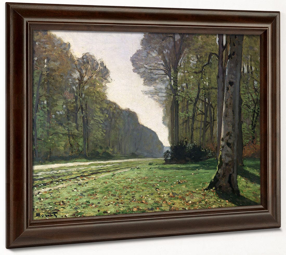 The Road To Bas Breau, Fontainebleau (Le Pave De Chailly) By Claude Monet Fine Art Print 2