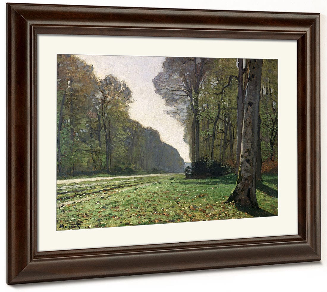 The Road To Bas Breau, Fontainebleau (Le Pave De Chailly) By Claude Monet Fine Art Print 2