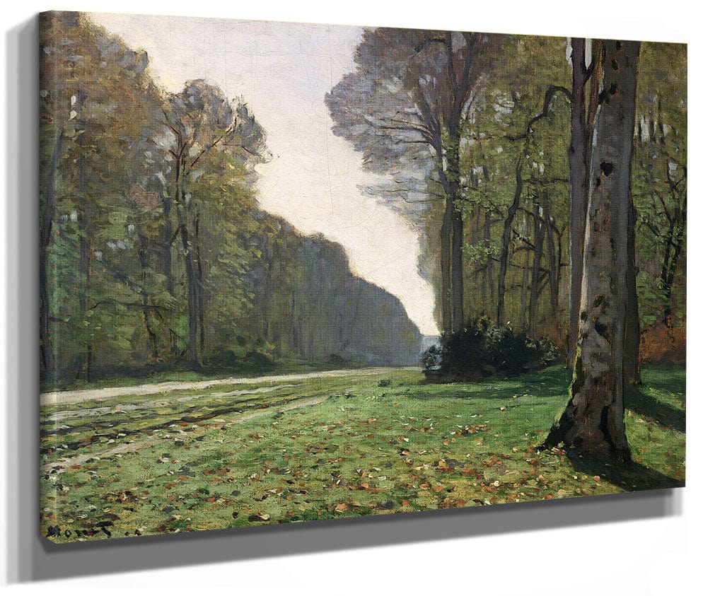 The Road To Bas Breau, Fontainebleau (Le Pave De Chailly) By Claude Monet Fine Art Print 2