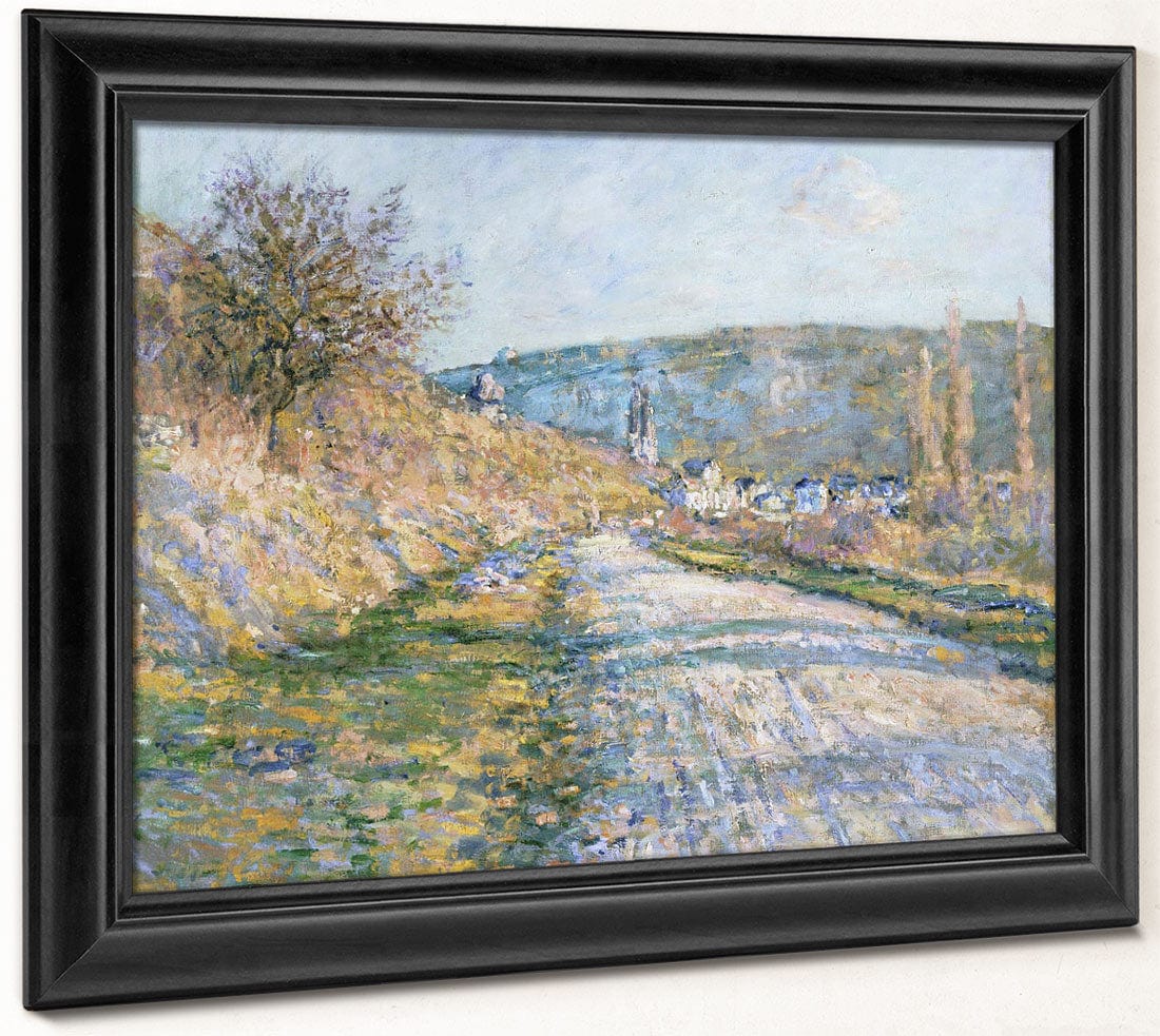 The Road To Vetheuil By Claude Monet Fine Art Print 2