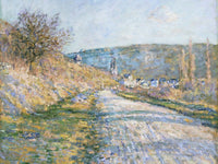 The Road To Vetheuil By Claude Monet Fine Art Print 2