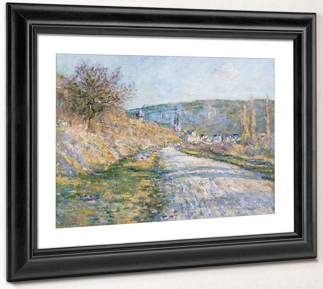 The Road To Vetheuil By Claude Monet Fine Art Print 2