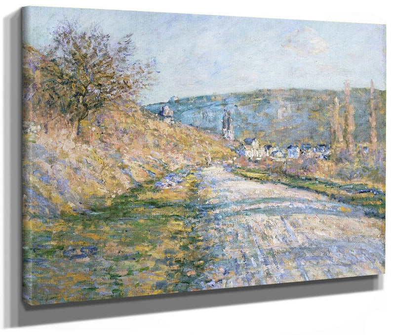 The Road To Vetheuil By Claude Monet Fine Art Print 2
