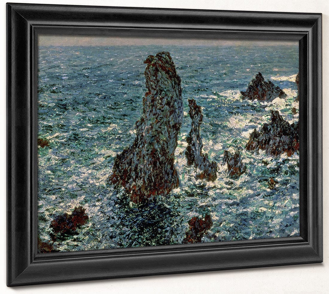 The Rocks At Belle Ile By Claude Monet Fine Art Print 2