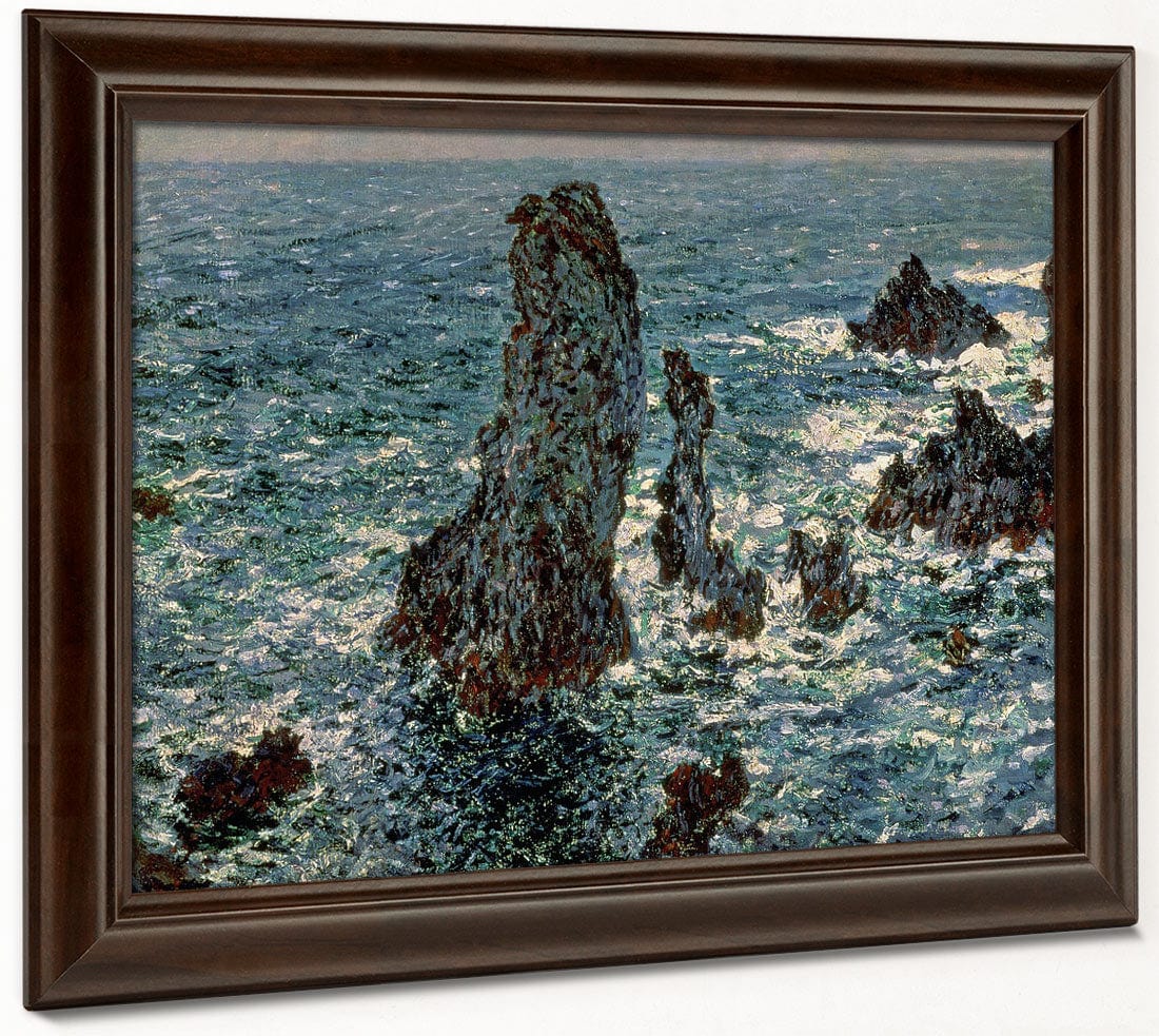 The Rocks At Belle Ile By Claude Monet Fine Art Print 2