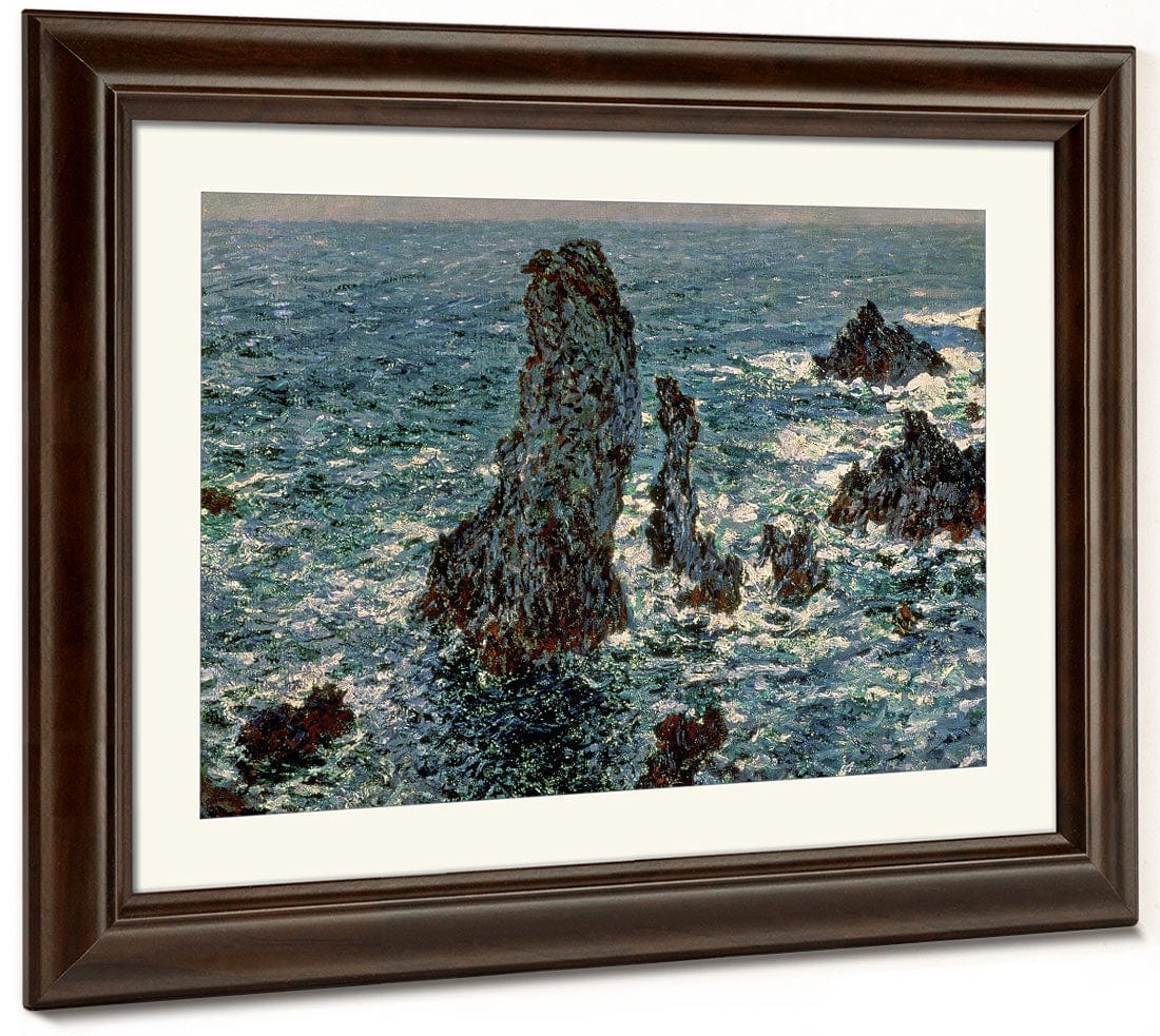 The Rocks At Belle Ile By Claude Monet Fine Art Print 2