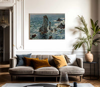 The Rocks At Belle Ile By Claude Monet Fine Art Print 2