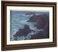 The Rocks At Belle Ile, The Wild Coast By Claude Monet Fine Art Print 2