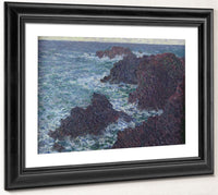 The Rocks At Belle Ile, The Wild Coast By Claude Monet Fine Art Print 2