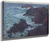 The Rocks At Belle Ile, The Wild Coast By Claude Monet Fine Art Print 2