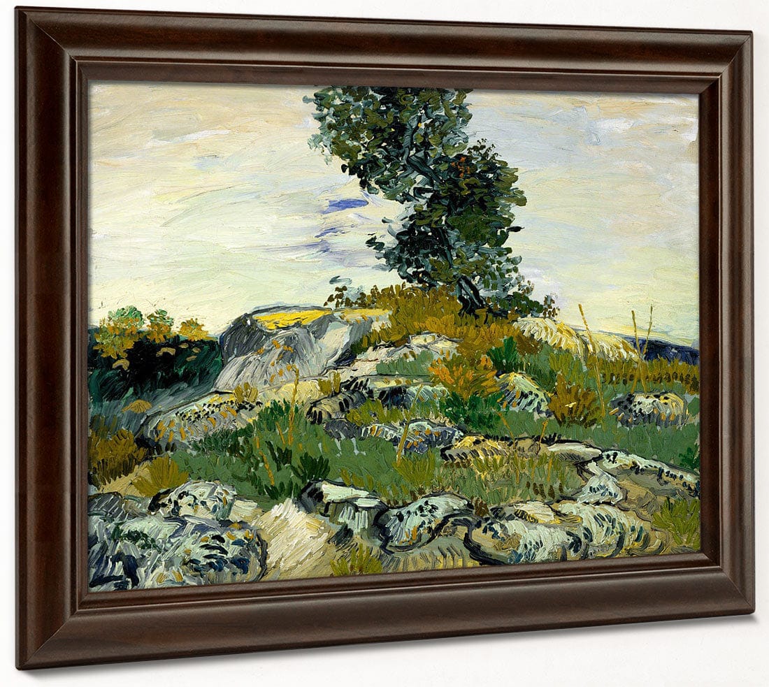 The Rocks By Vincent Van Gogh Fine Art Print 2