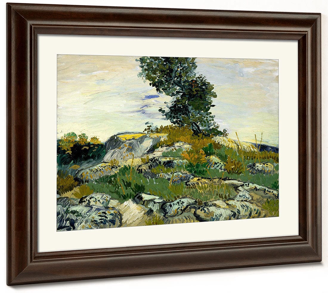 The Rocks By Vincent Van Gogh Fine Art Print 2