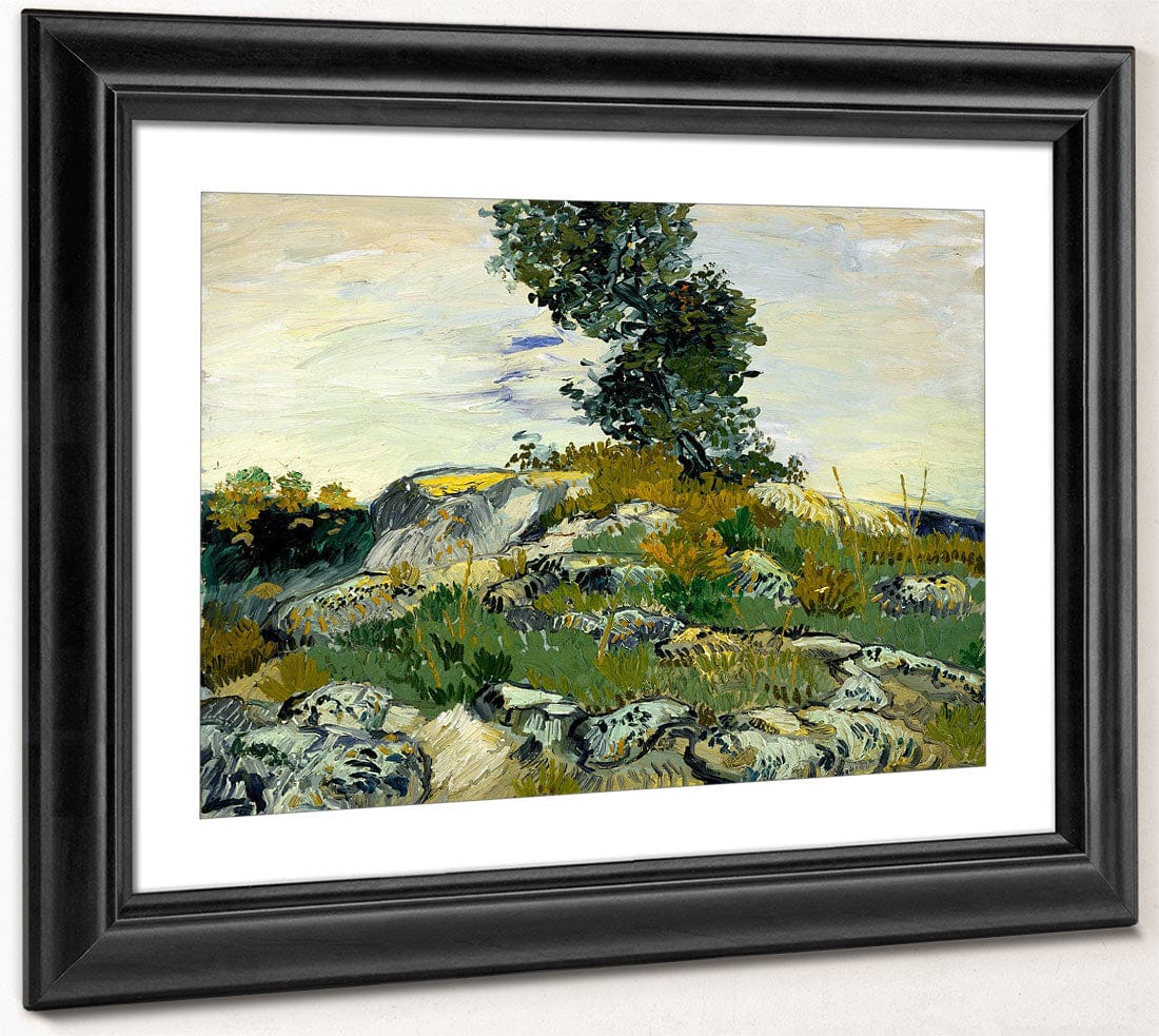 The Rocks By Vincent Van Gogh Fine Art Print 2