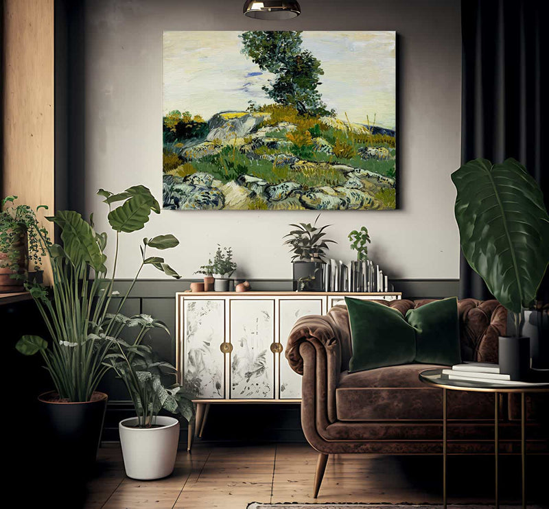 The Rocks By Vincent Van Gogh Fine Art Print 2