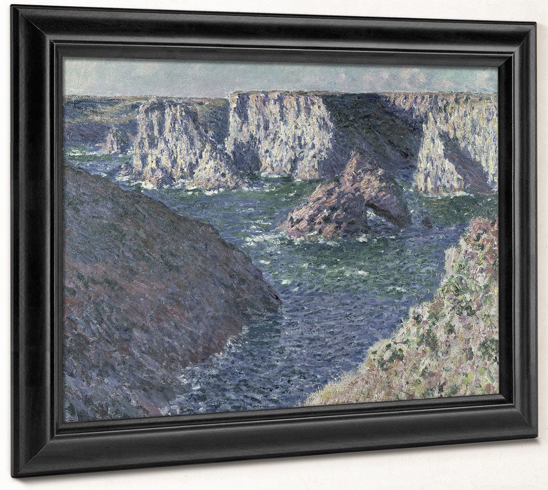 The Rocks Of Belle Ile By Claude Monet Fine Art Print 2