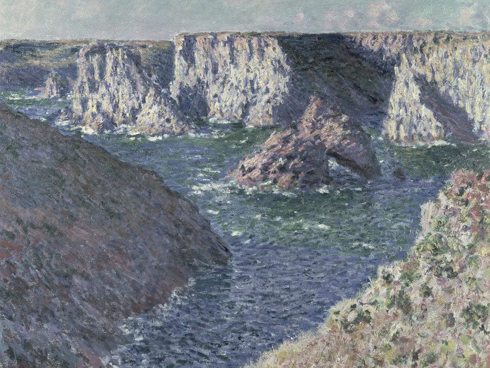 The Rocks Of Belle Ile By Claude Monet Fine Art Print 2