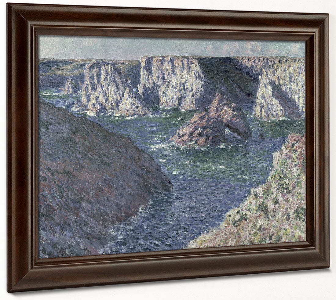 The Rocks Of Belle Ile By Claude Monet Fine Art Print 2