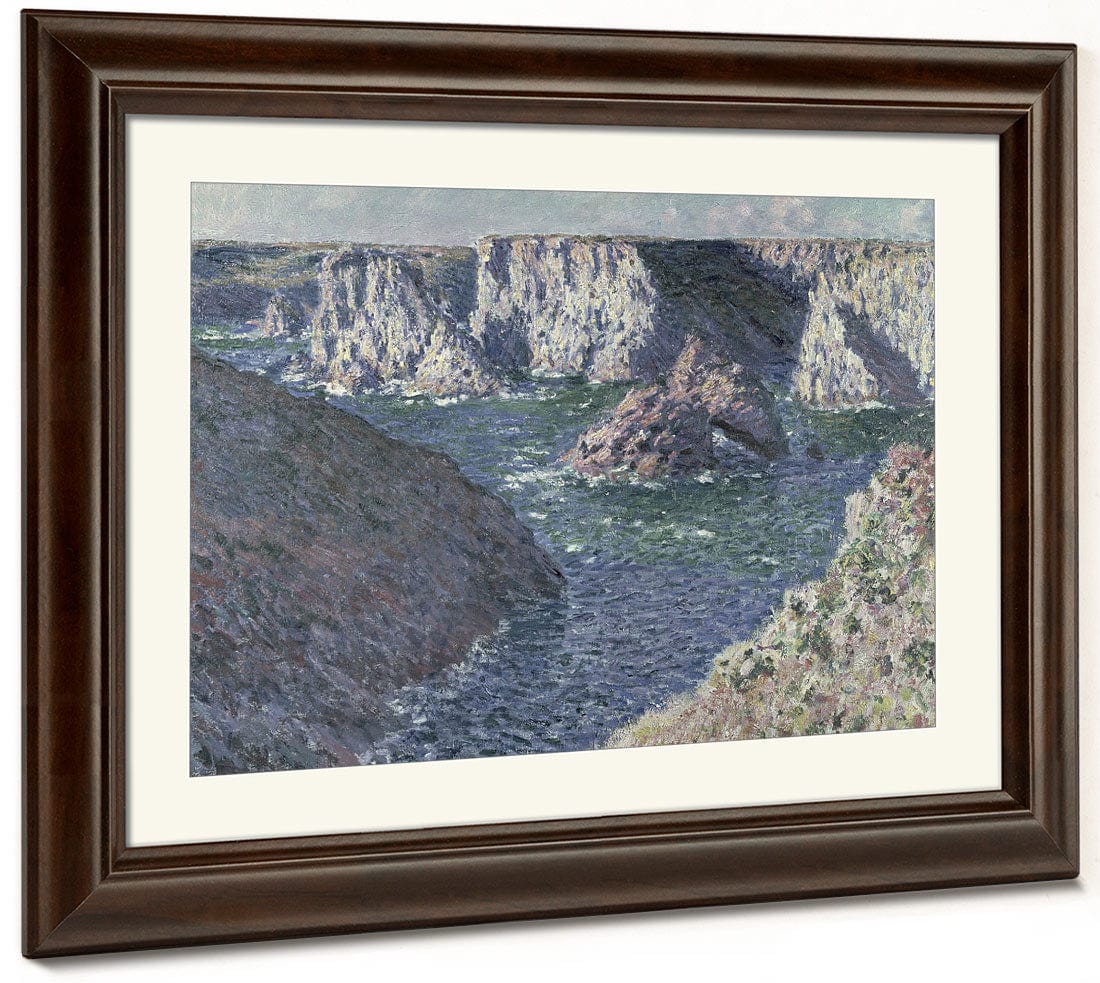 The Rocks Of Belle Ile By Claude Monet Fine Art Print 2
