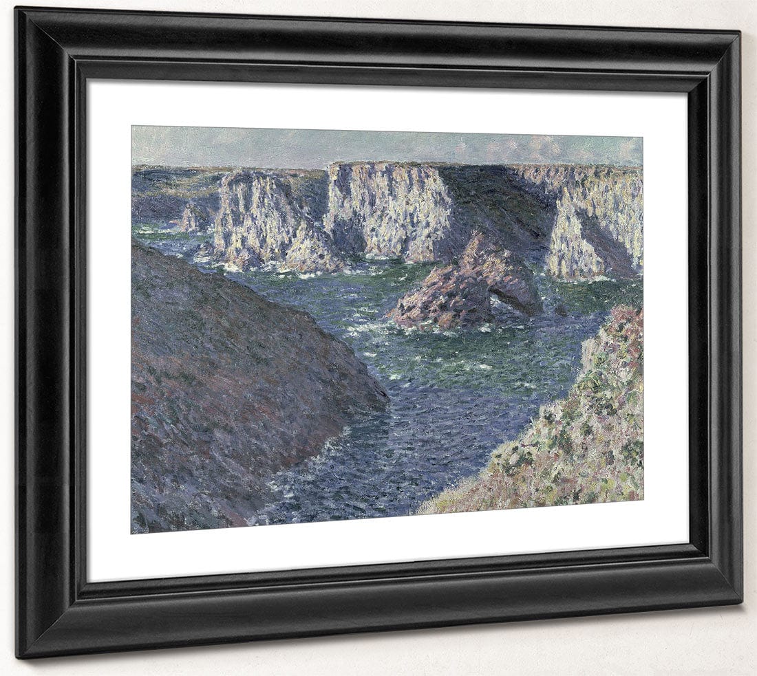 The Rocks Of Belle Ile By Claude Monet Fine Art Print 2