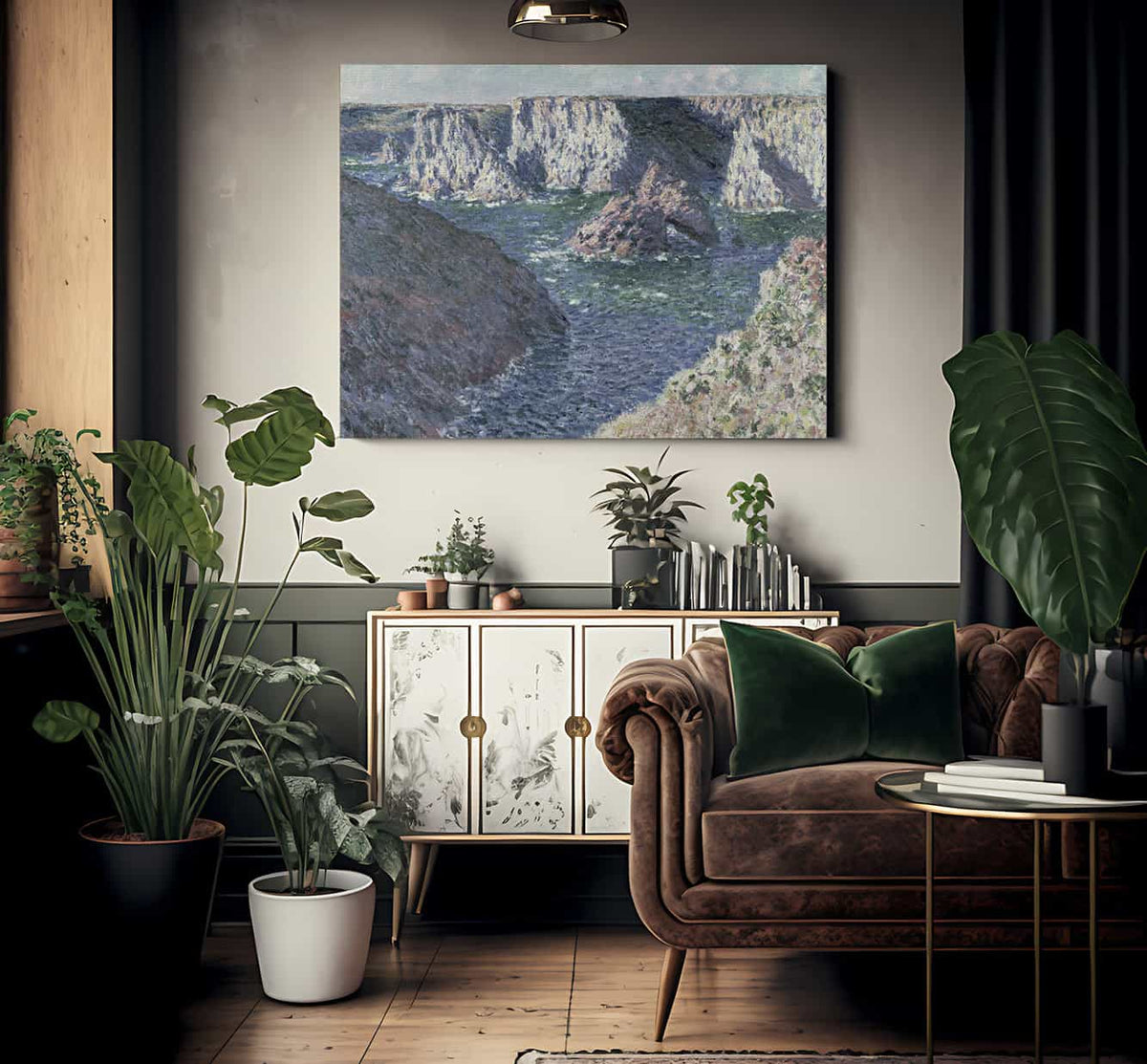 The Rocks Of Belle Ile By Claude Monet Fine Art Print 2