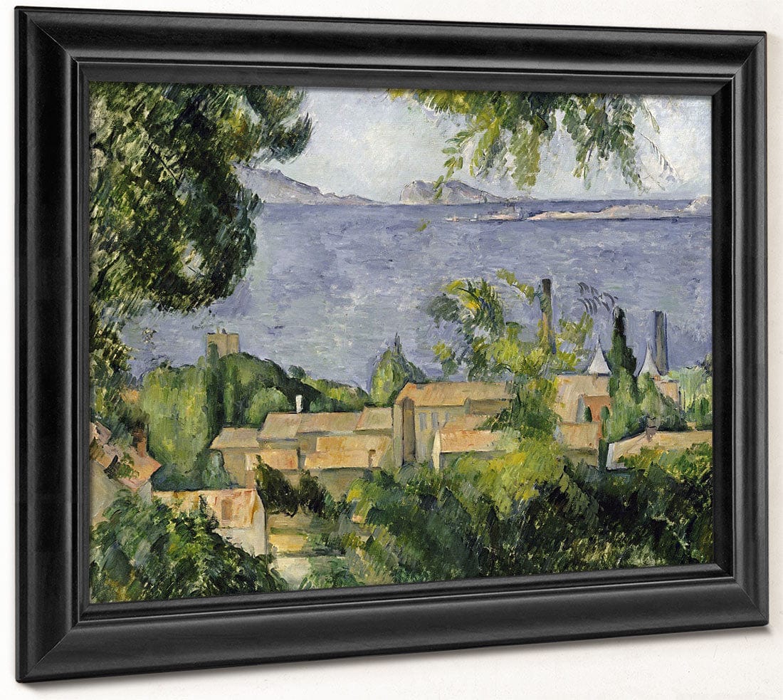 The Rooftops Of L'estaque By Paul Cezanne Fine Art Print 2