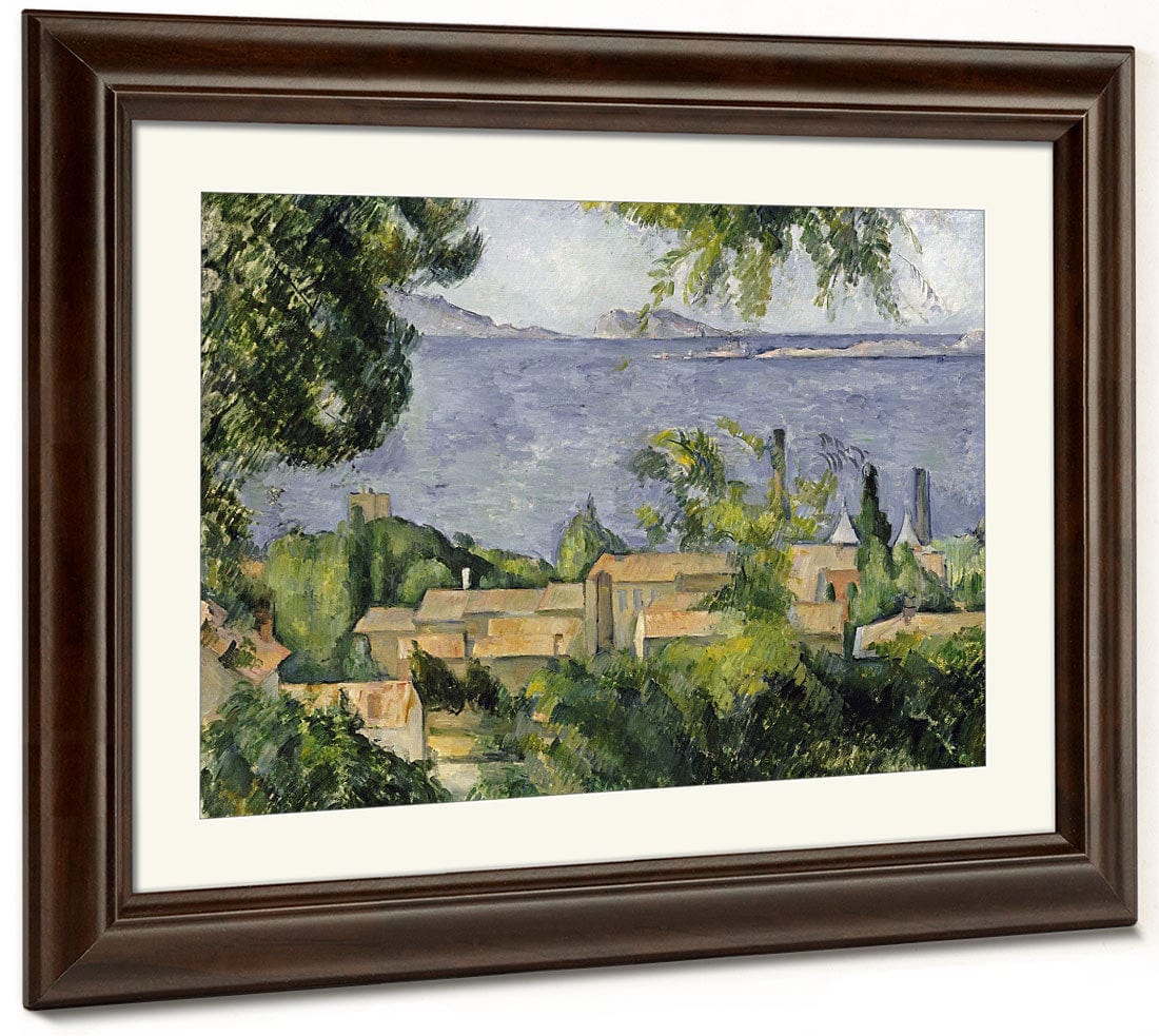 The Rooftops Of L'estaque By Paul Cezanne Fine Art Print 2