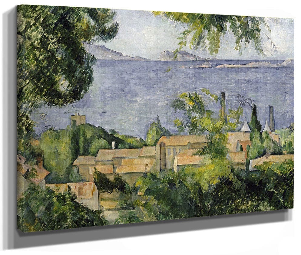 The Rooftops Of L'estaque By Paul Cezanne Fine Art Print 2