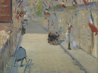 The Rue Mosnier With Flags By Edouard Manet Fine Art Print 2