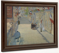 The Rue Mosnier With Flags By Edouard Manet Fine Art Print 2