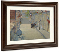 The Rue Mosnier With Flags By Edouard Manet Fine Art Print 2