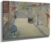 The Rue Mosnier With Flags By Edouard Manet Fine Art Print 2