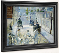 The Rue Mosnier With Workmen By Edouard Manet Fine Art Print 2