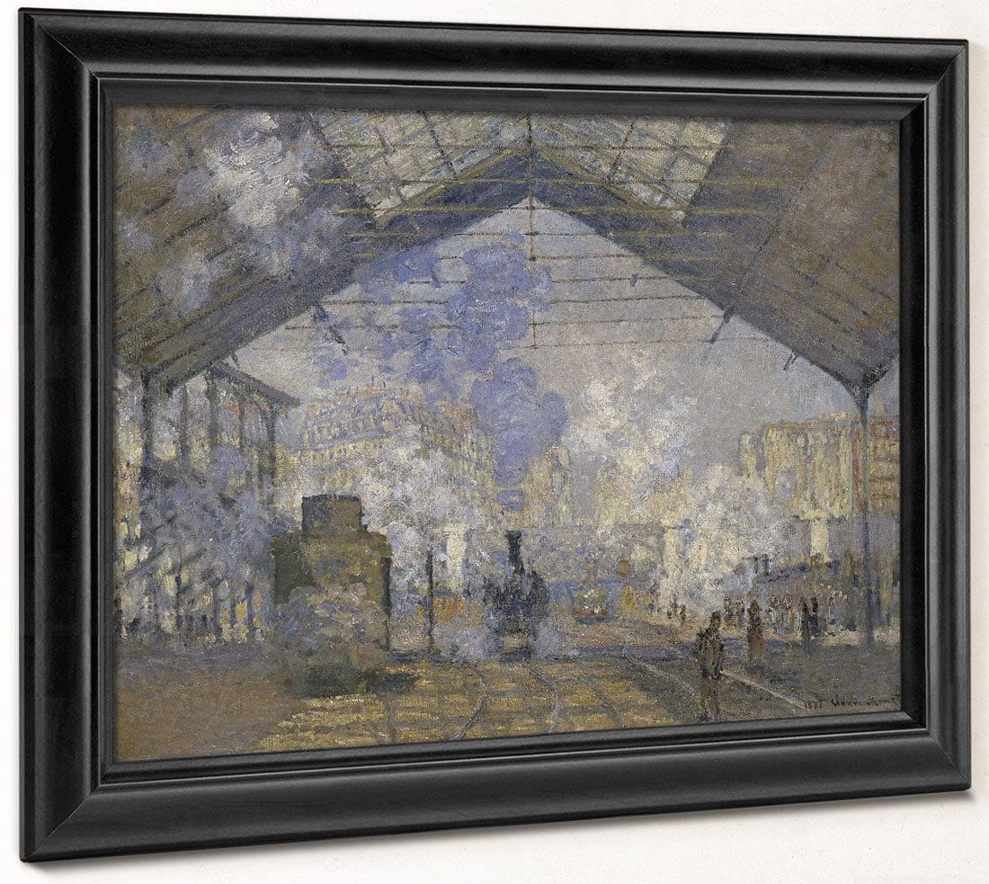 The Saint Lazare Station By Claude Monet Fine Art Print 2