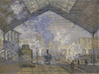 The Saint Lazare Station By Claude Monet Fine Art Print 2