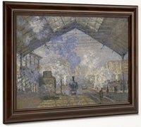 The Saint Lazare Station By Claude Monet Fine Art Print 2