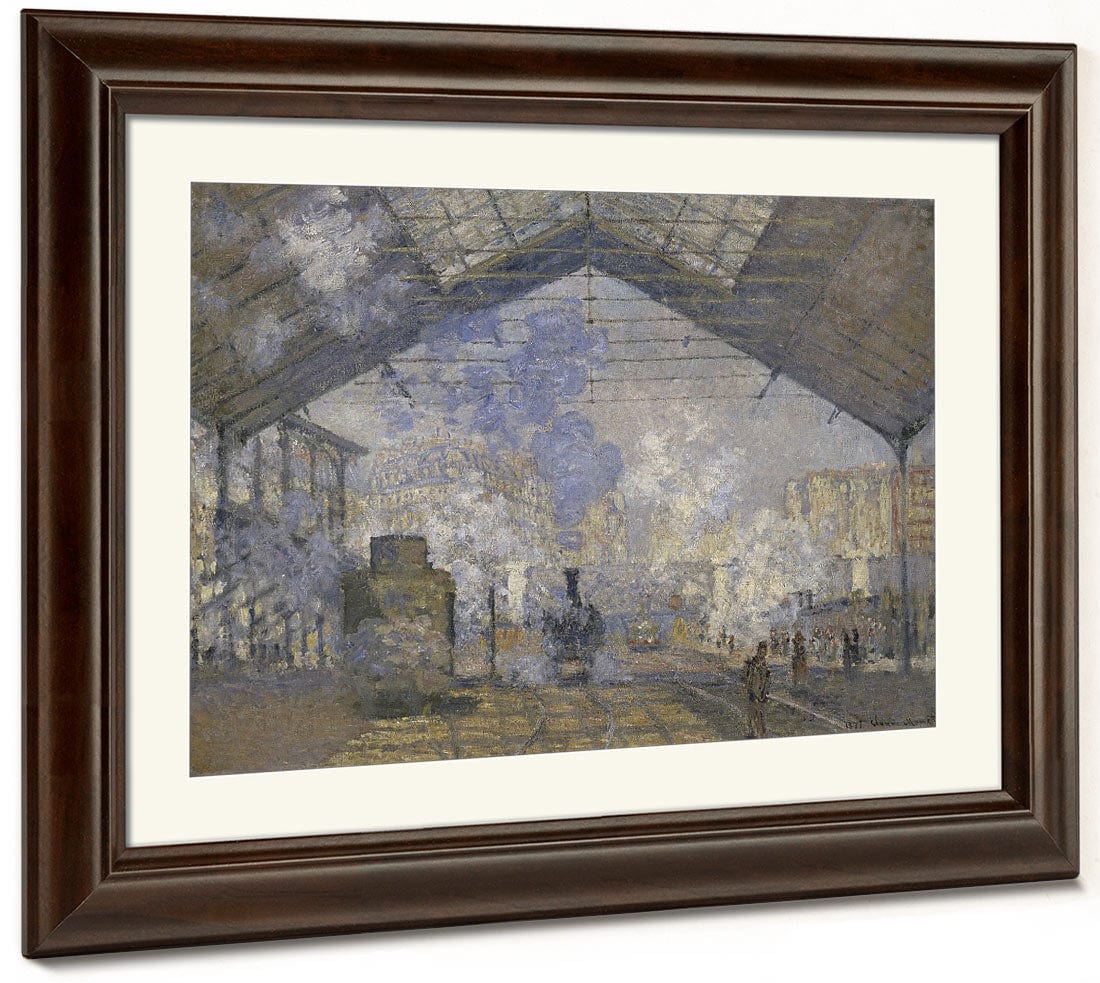 The Saint Lazare Station By Claude Monet Fine Art Print 2