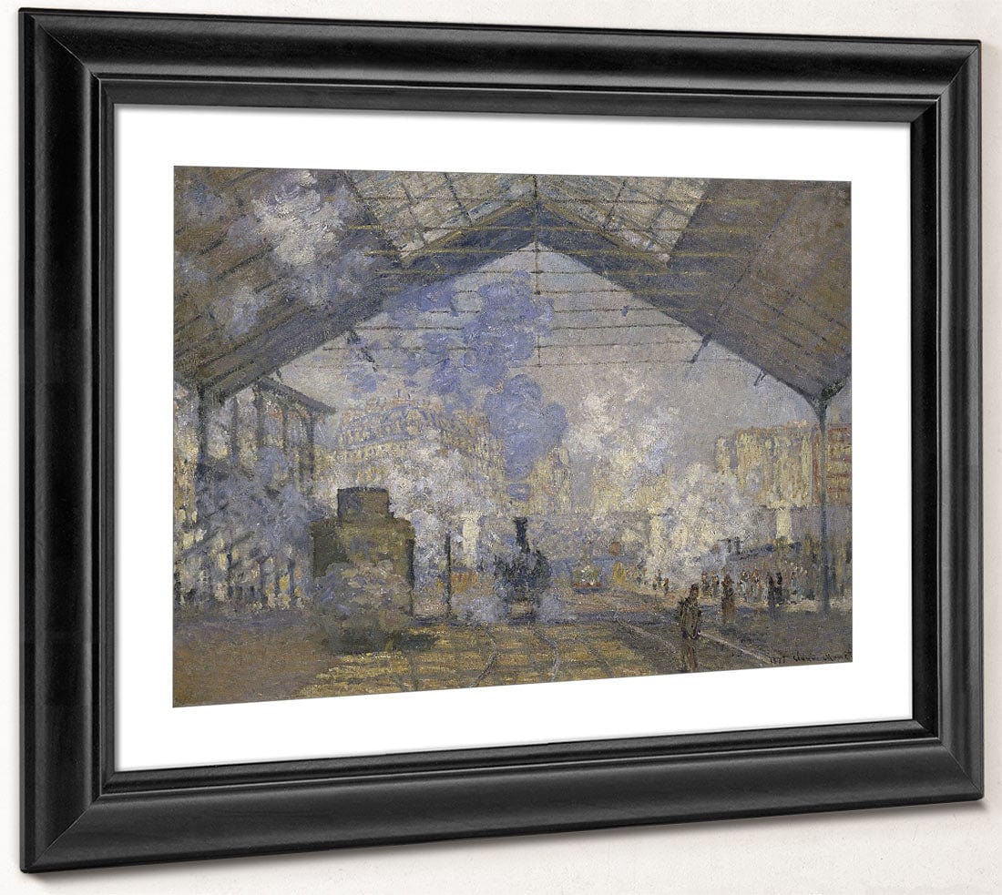 The Saint Lazare Station By Claude Monet Fine Art Print 2