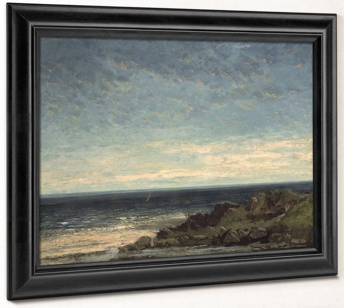 The Sea By Jean Desire Gustave Courbet Fine Art Print 2