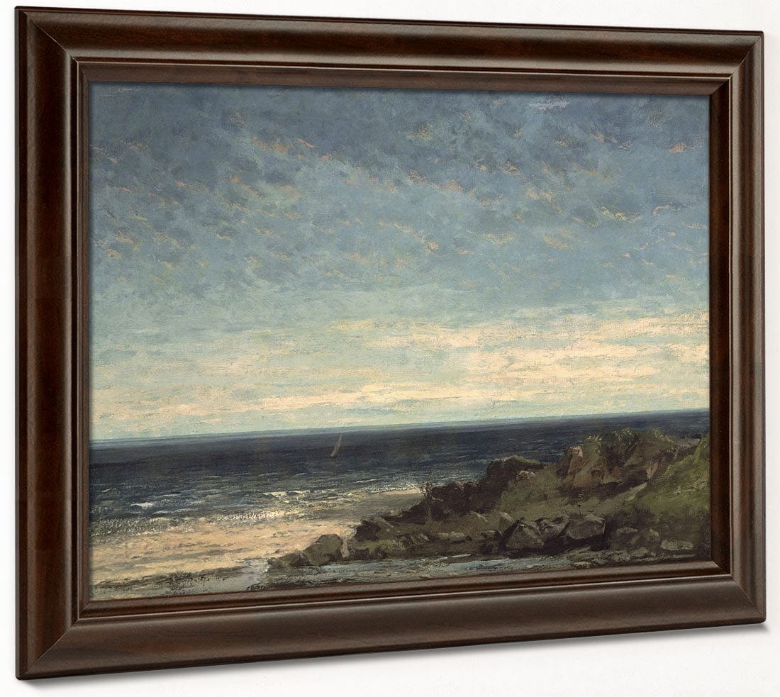 The Sea By Jean Desire Gustave Courbet Fine Art Print 2