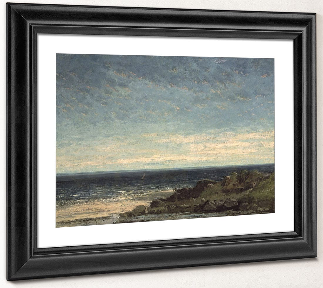 The Sea By Jean Desire Gustave Courbet Fine Art Print 2